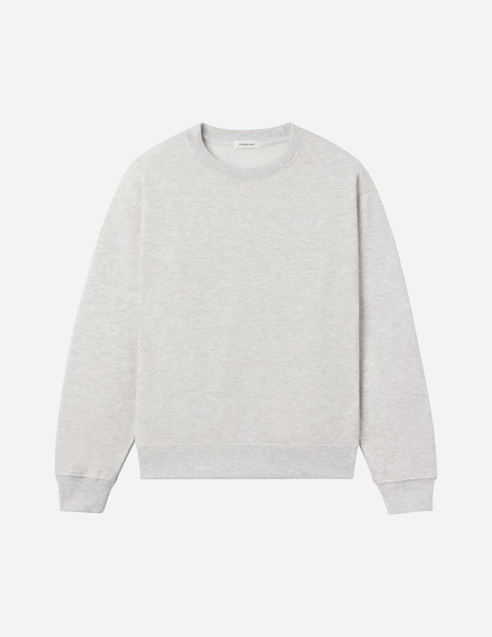 Elevated Faith Basics Cloud Grey Unisex Crewneck