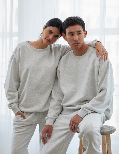 Elevated Faith Basics Cloud Grey Unisex Crewneck