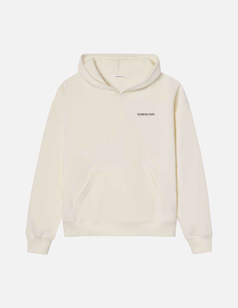 Elevated Faith Basics White Sand Unisex Hoodie
