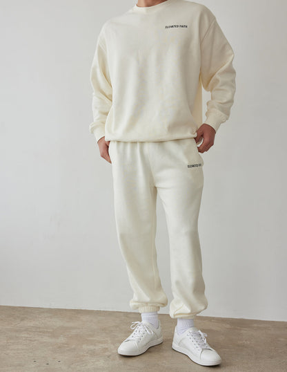 Elevated Faith Basics White Sand Unisex Sweatpant