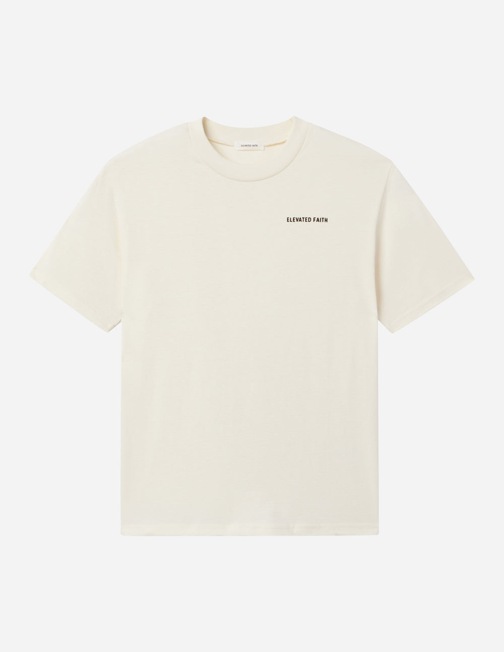 Elevated Faith Basics White Sand Unisex Tee