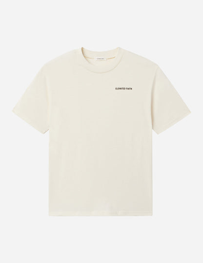 Elevated Faith Basics White Sand Unisex Tee