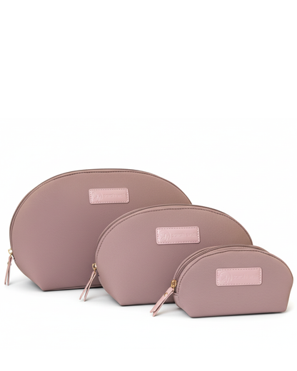 Sarah Wells PackSWell Neoprene Organizer Set of 3 – Washable Zipper Pouches for Pump Parts, Travel, Makeup, Snacks, Tech Cords & More