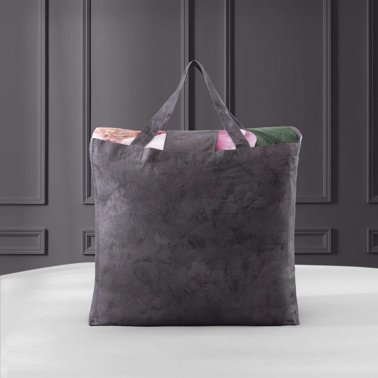 Dark Gray / Multi Floral-