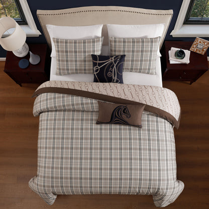 Bebejan Equestrian 5 Piece Reversible Comforter Set