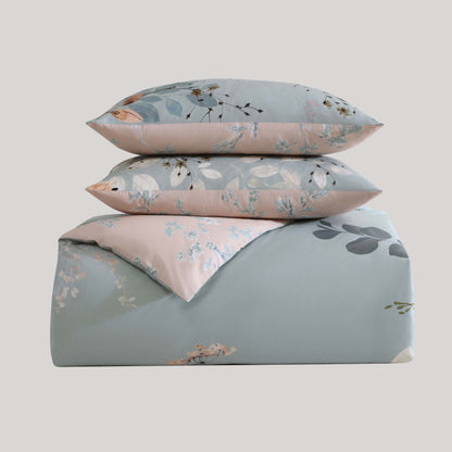 Sage / Peach Leaves-