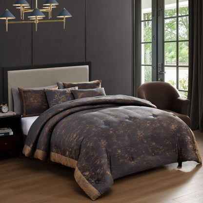 Bebejan Texture Jacquard 5 Piece Comforter Set