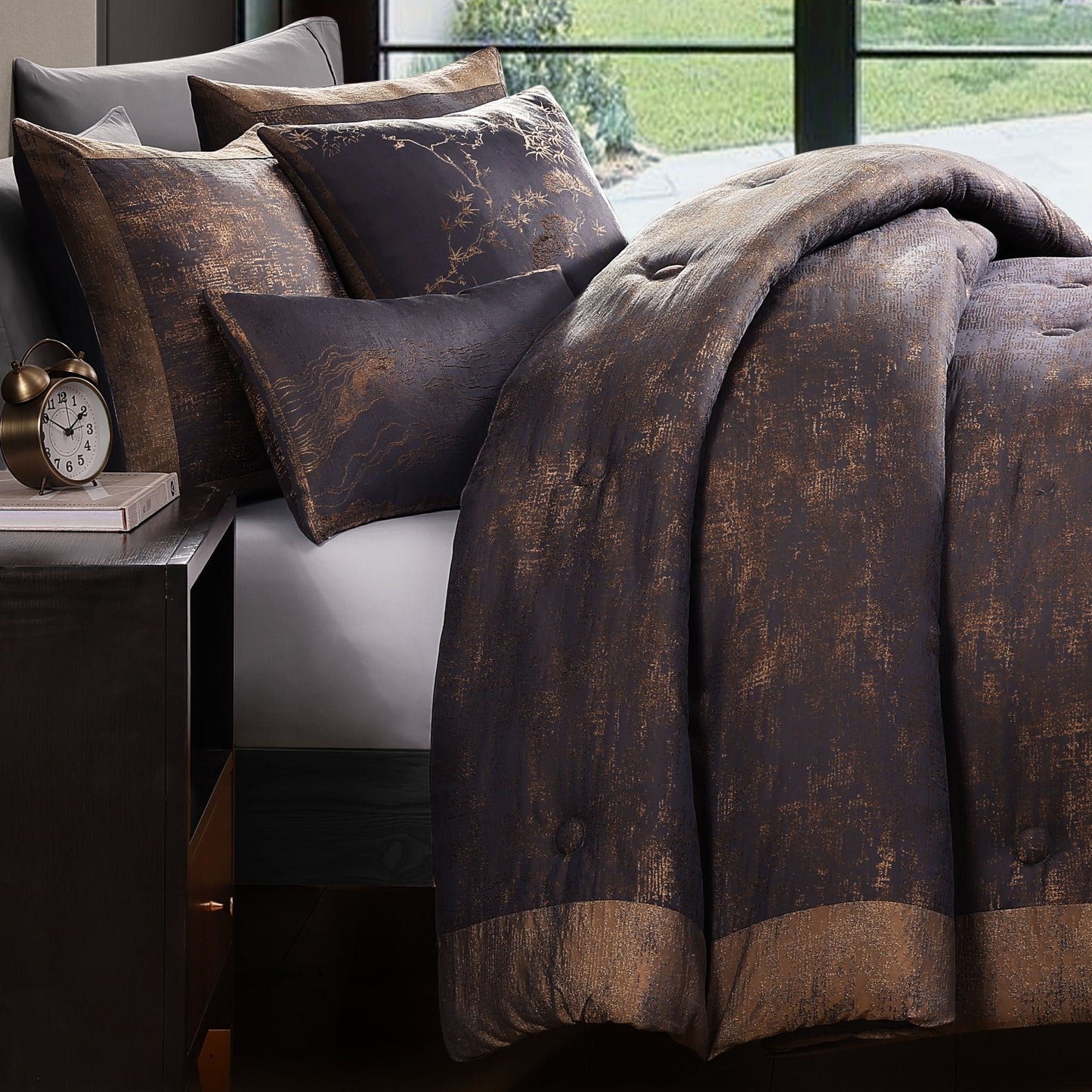 Bebejan Texture Jacquard 5 Piece Comforter Set