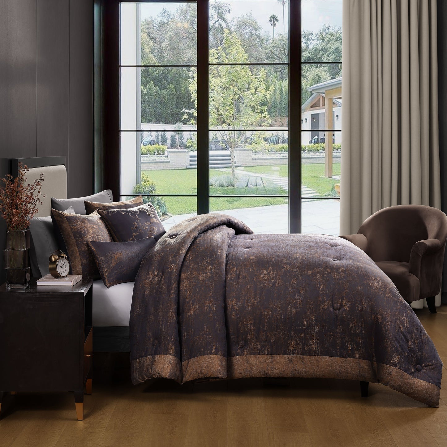 Bebejan Texture Jacquard 5 Piece Comforter Set