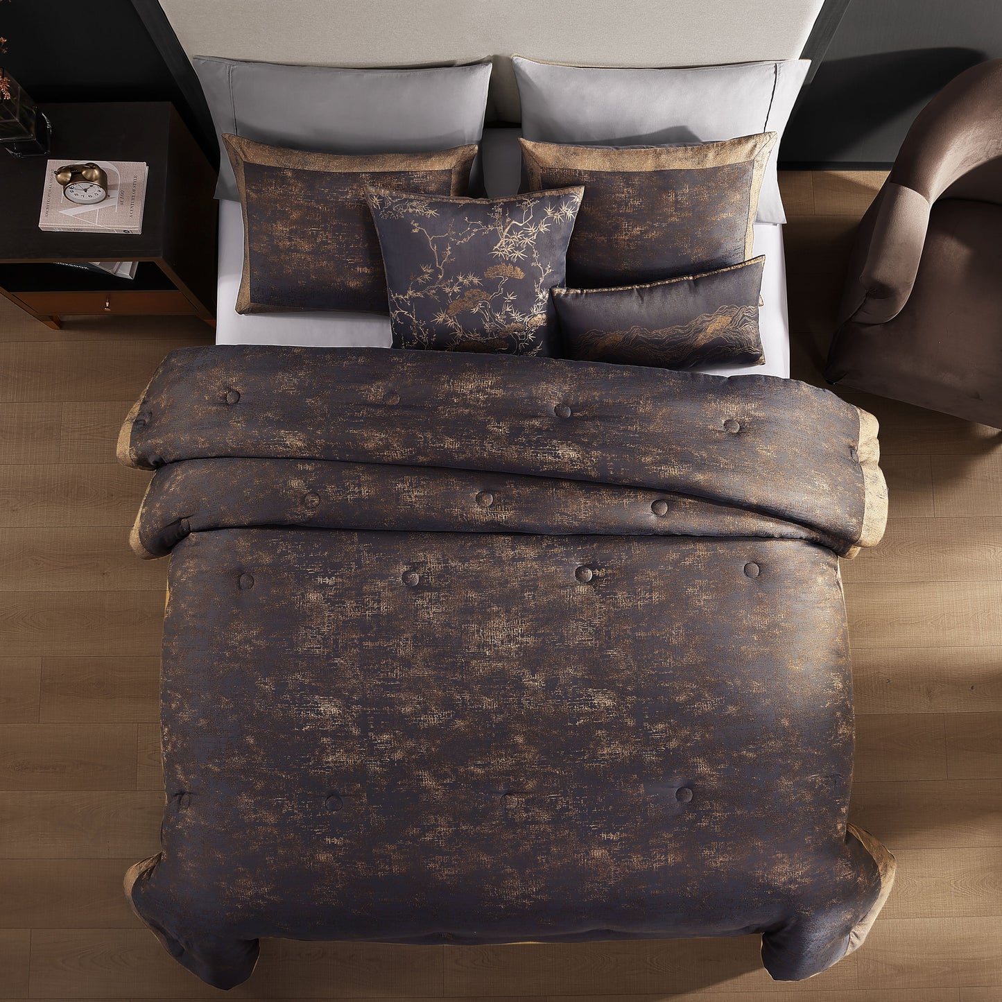Bebejan Texture Jacquard 5 Piece Comforter Set