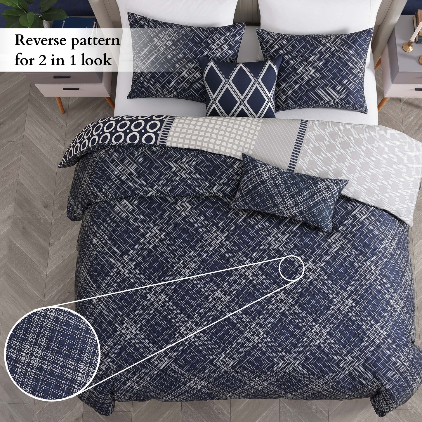 Bebejan Vertigeo 5 Piece Reversible Comforter Set