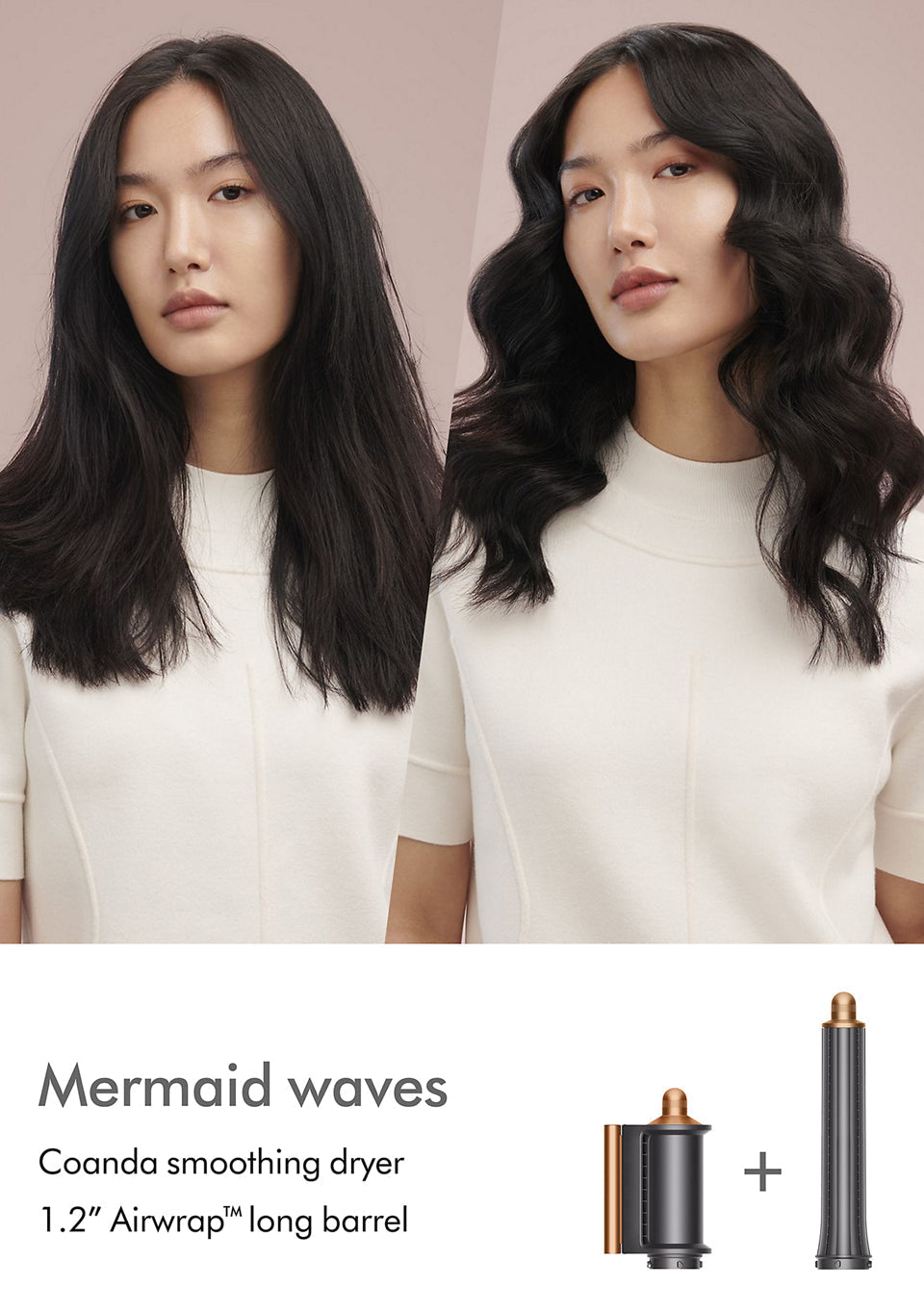 Dyson Airwrap Multi-Styler Complete Long in Nickel/Copper