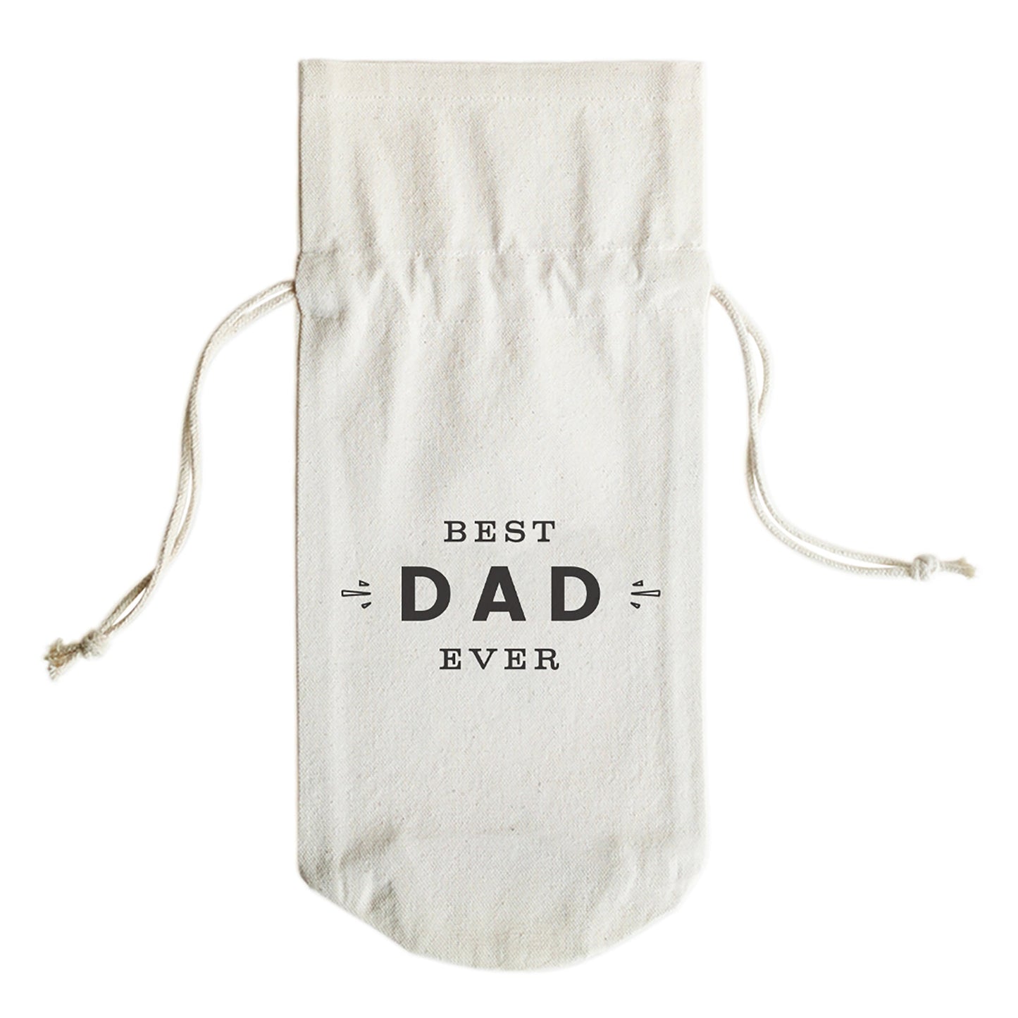 The Cotton and Canvas Co. Best Dad Ever Cotton Canvas Wine Bag