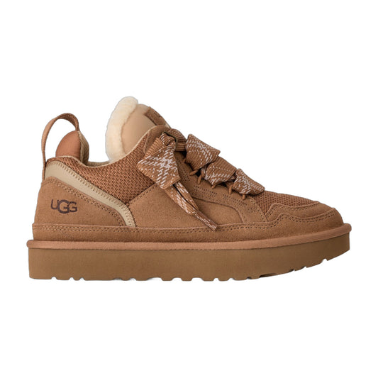 UGG Lowmel Womens Sneakers — Chestnut Suede Low-Top
