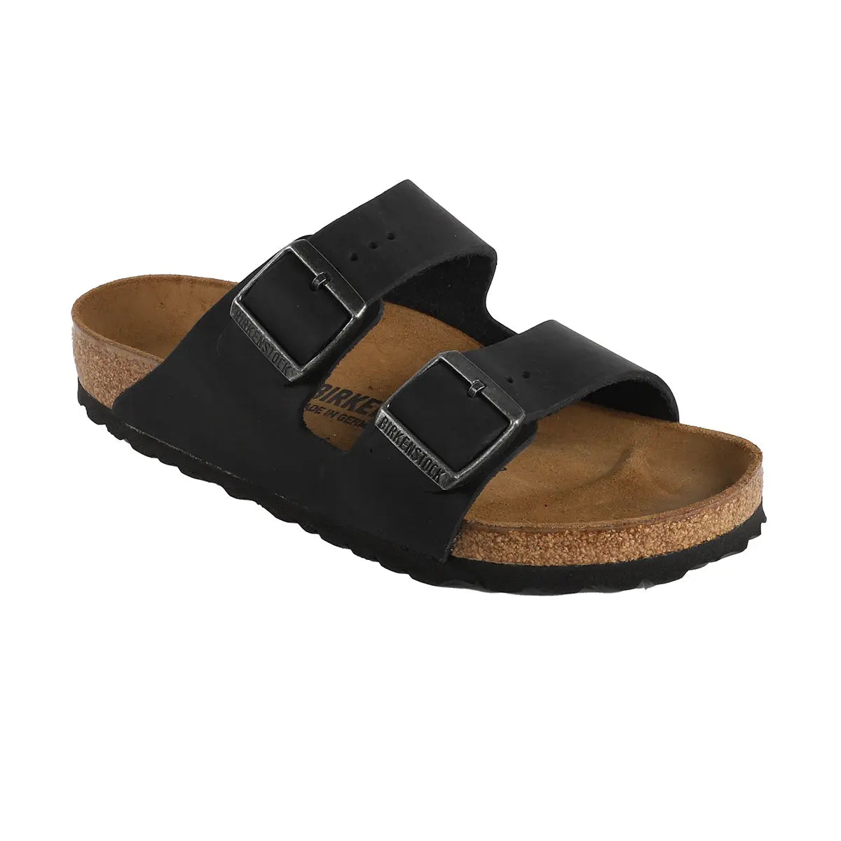 Birkenstock Arizona Oiled Leather Sandals - Black / 35 (US Women's 4-4.5) / Regular/Wide