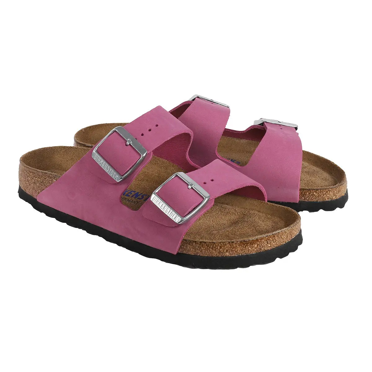 Birkenstock Arizona Soft Footbed Nubuck Leather Sandals
