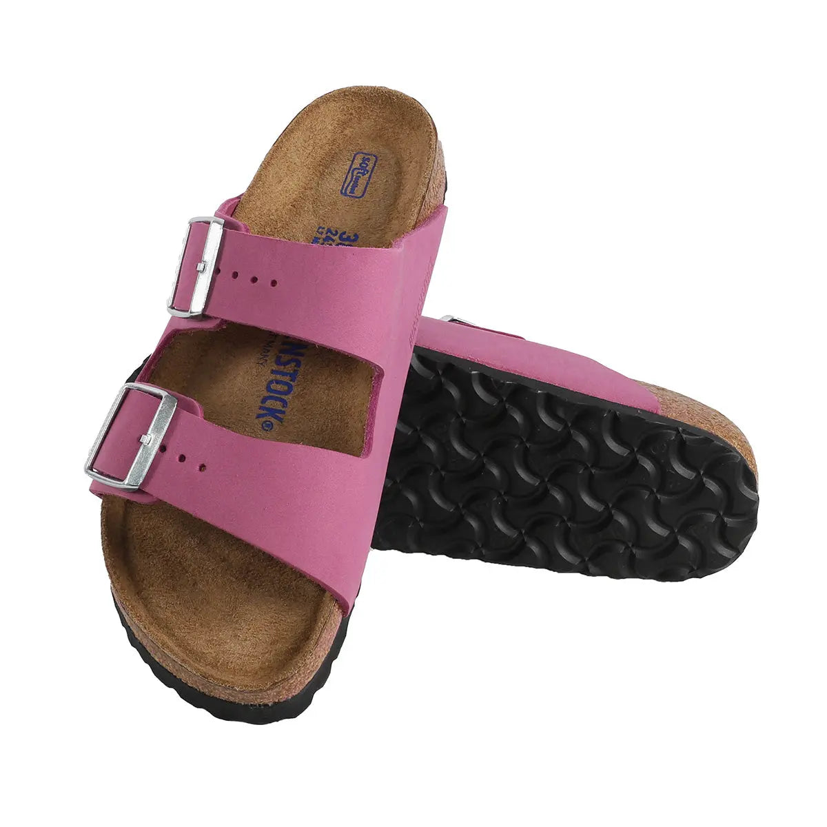 Birkenstock Arizona Soft Footbed Nubuck Leather Sandals