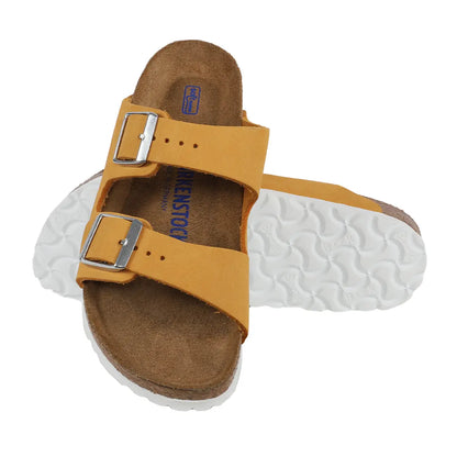 Birkenstock Arizona Soft Footbed Nubuck Leather Sandals