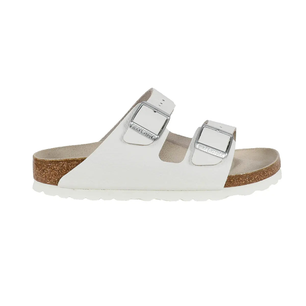 White/Silver Buckle-