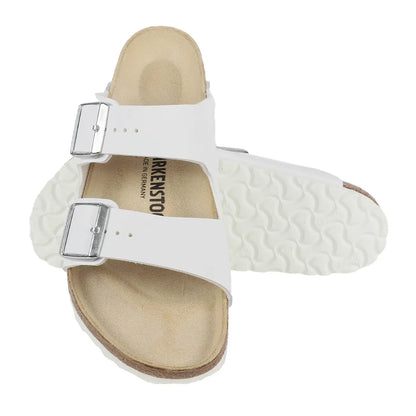 White/Silver Buckle-