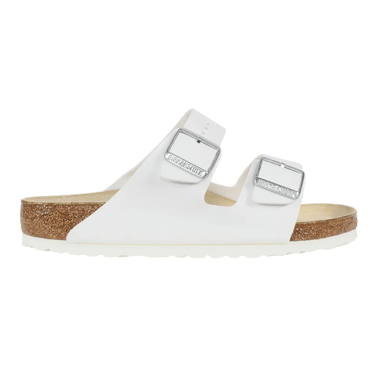 White/Silver Buckle-