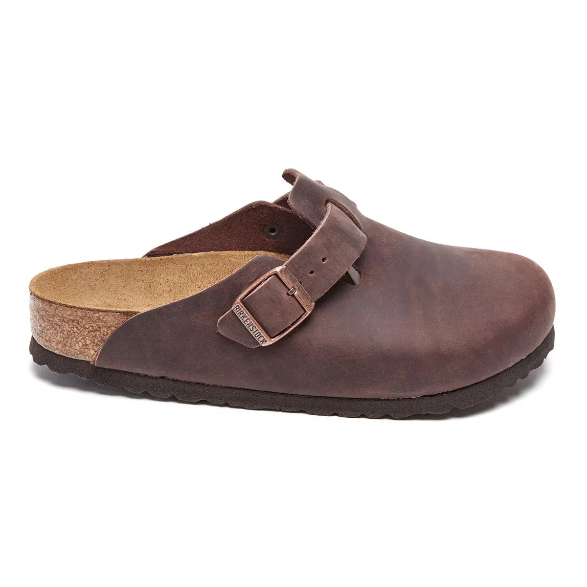 靴 BIRKENSTOCK BOSTON Birkenstock Boston Soft Footbed iron oiled leather