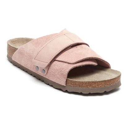 Birkenstock Kyoto Soft Footbed Nubuck Suede Leather Sandals