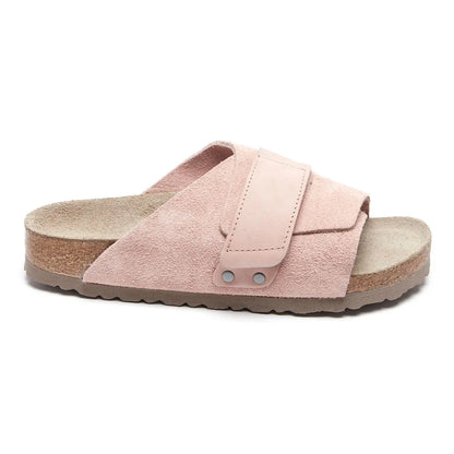 Birkenstock Kyoto Soft Footbed Nubuck Suede Leather Sandals