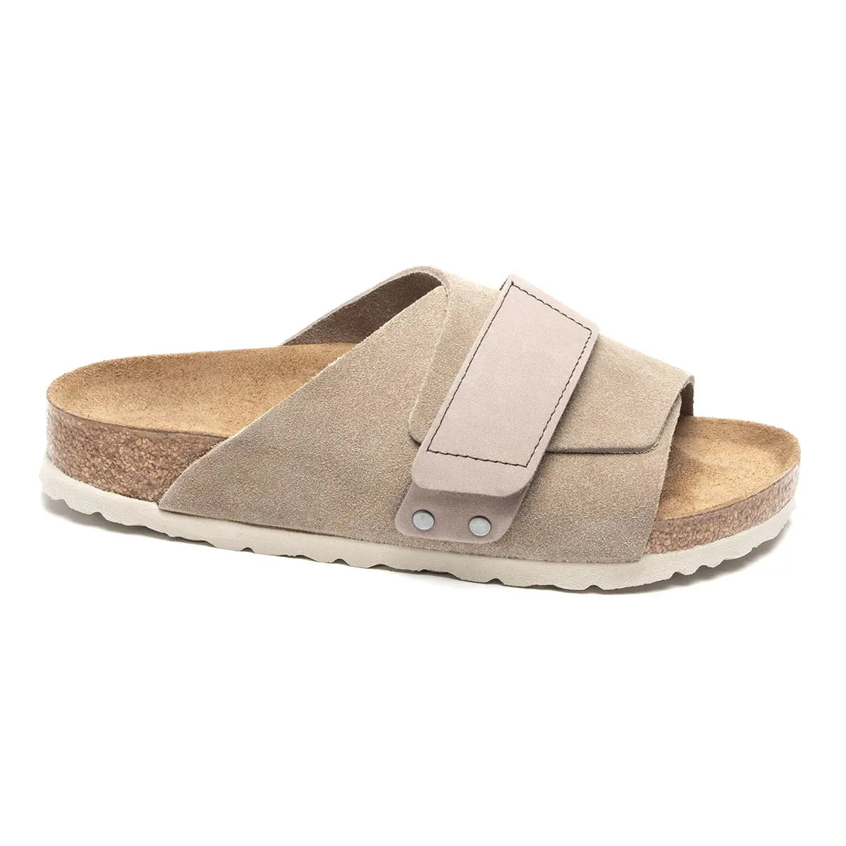Birkenstock Kyoto, Sandales en Cuir Daim Nubuck Homme
