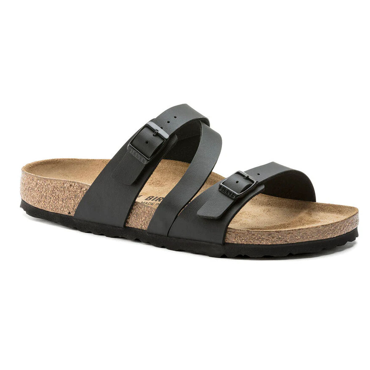 Birkenstock Milano Birko-Flor Black Sandals – Zulily