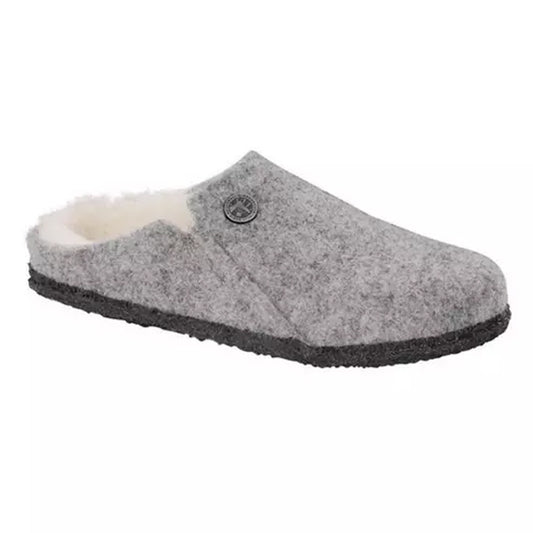 Birkenstock Zermatt Shearling Wool Felt Light Gray