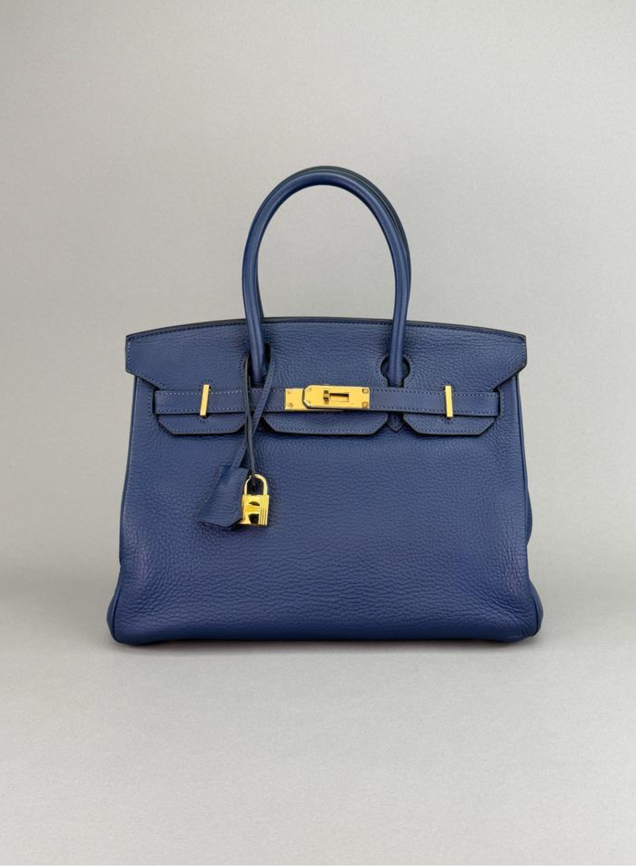 Hermes Birkin Bag 30 - Togo - Blue Navy