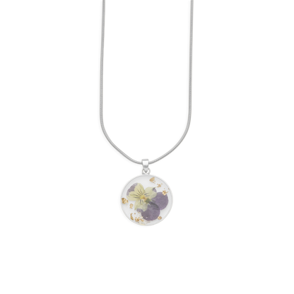 Mint & Lily Pressed Birth Flower Necklace