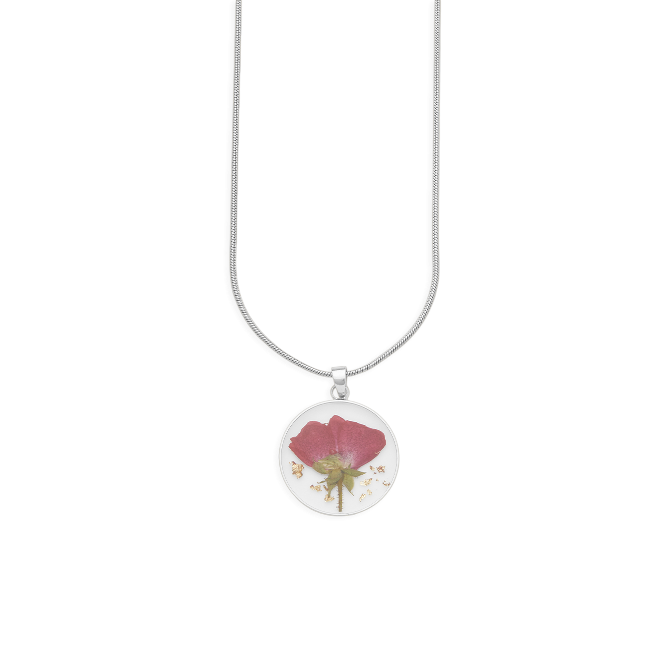 Mint & Lily Pressed Birth Flower Necklace