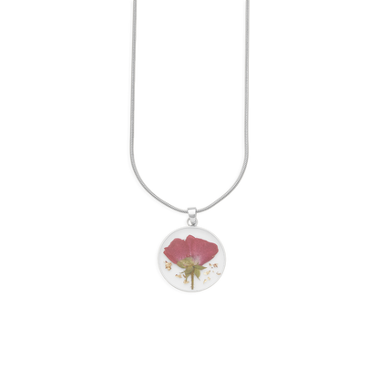Mint & Lily Pressed Birth Flower Necklace