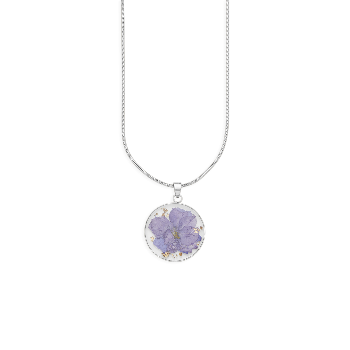 Mint & Lily Pressed Birth Flower Necklace