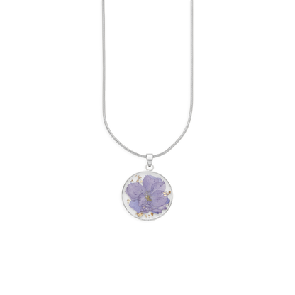 Mint & Lily Pressed Birth Flower Necklace