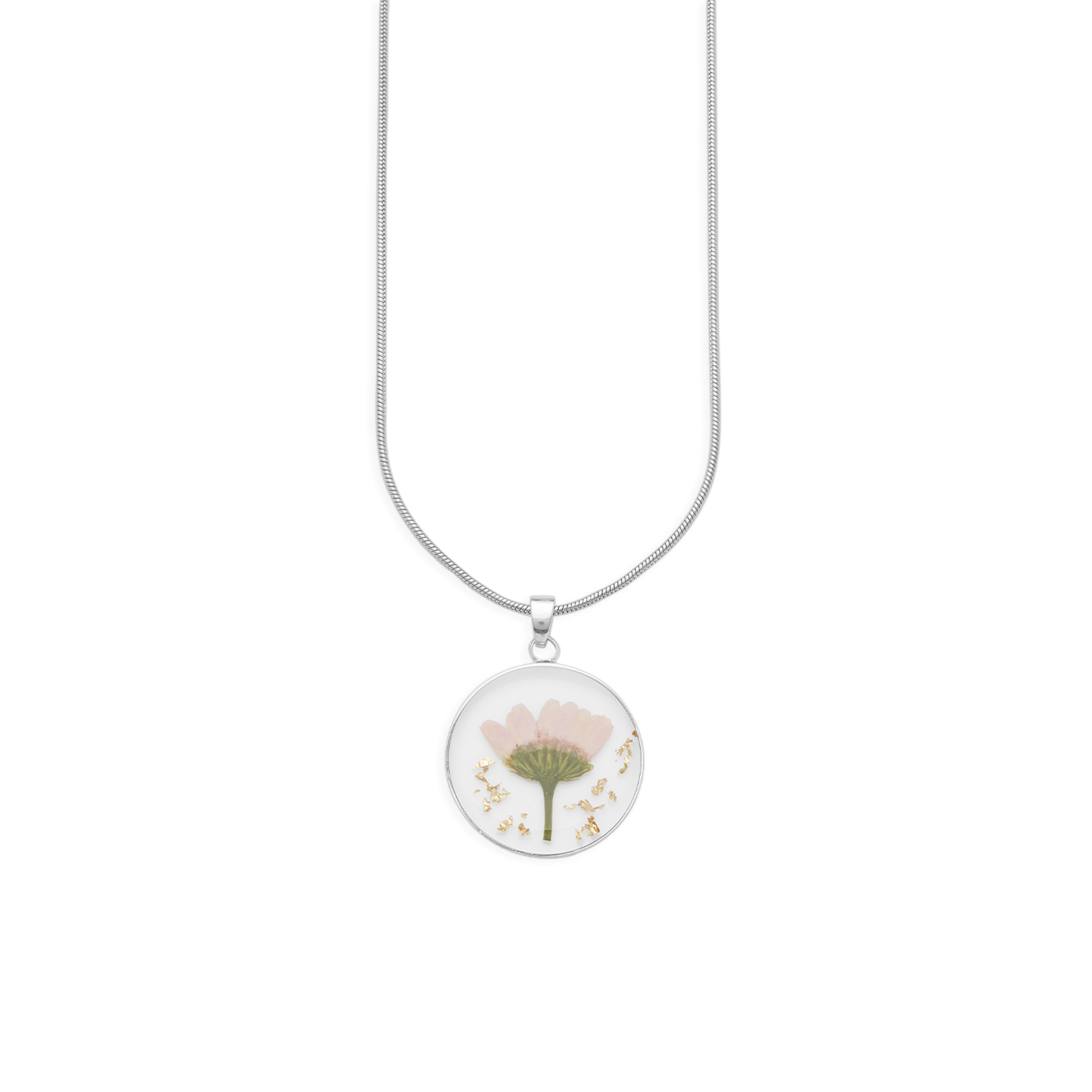 Mint & Lily Pressed Birth Flower Necklace