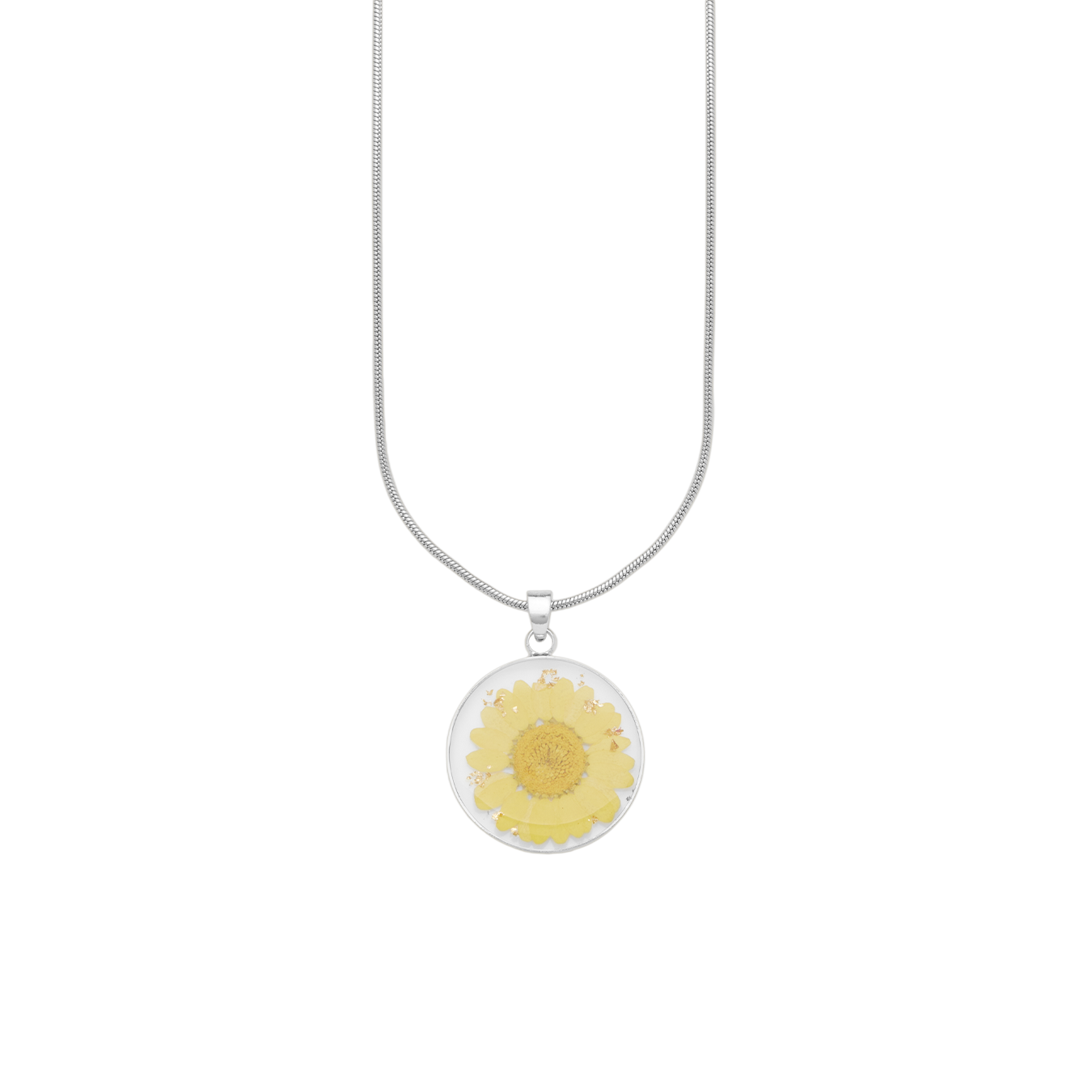Mint & Lily Pressed Birth Flower Necklace