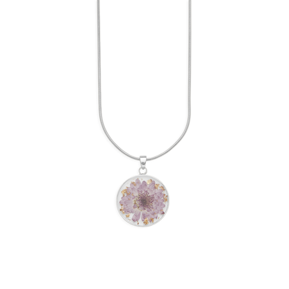 Mint & Lily Pressed Birth Flower Necklace