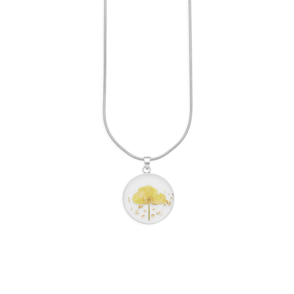 Mint & Lily Pressed Birth Flower Necklace