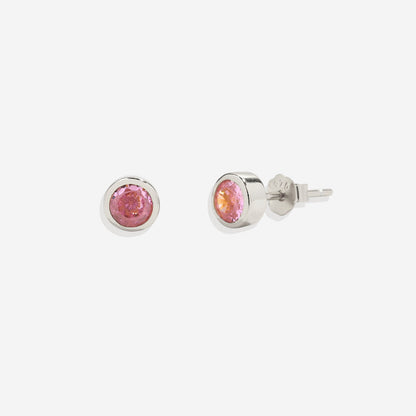 Mint & Lily Birthstone Bezel Studs