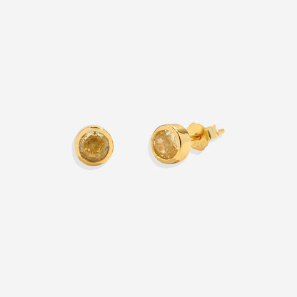 Mint & Lily Birthstone Bezel Studs