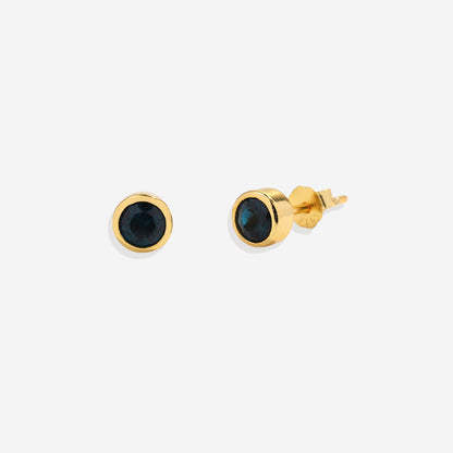 Mint & Lily Birthstone Bezel Studs