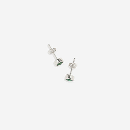 Mint & Lily Birthstone Bezel Studs