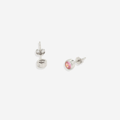 Mint & Lily Birthstone Bezel Studs