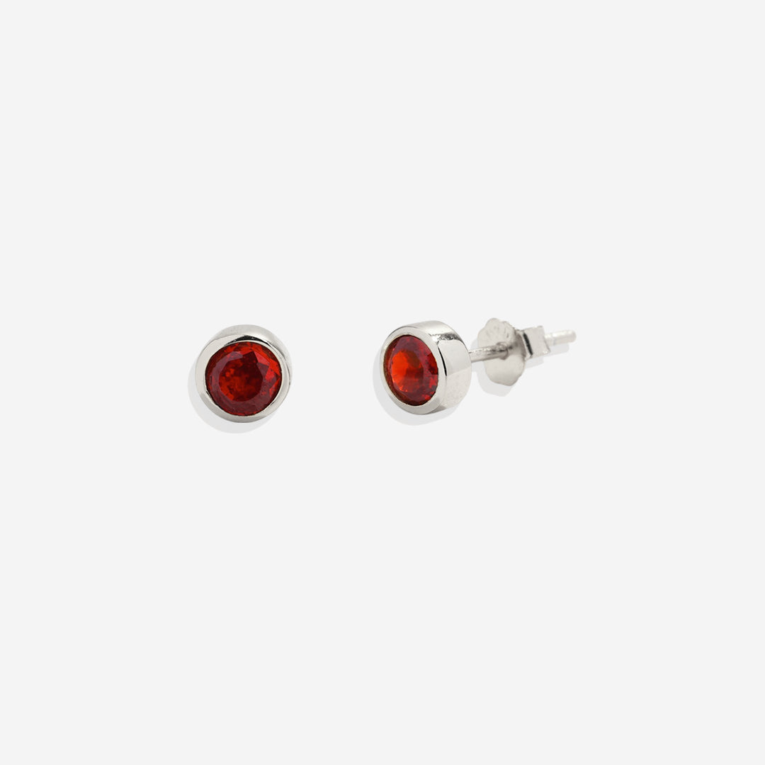 Mint & Lily Birthstone Bezel Studs