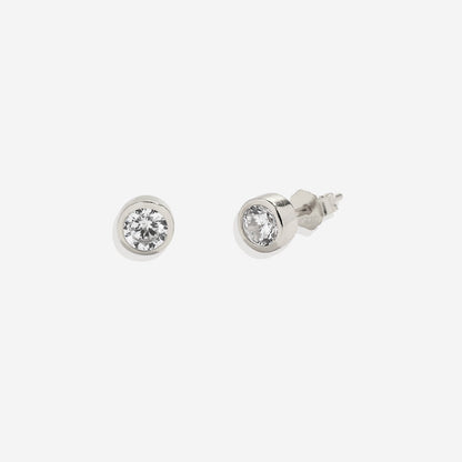 Mint & Lily Birthstone Bezel Studs