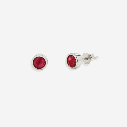 Mint & Lily Birthstone Bezel Studs