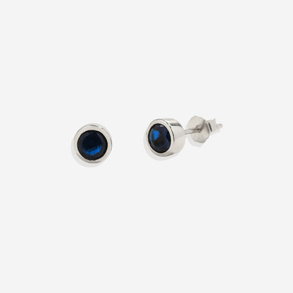 Mint & Lily Birthstone Bezel Studs